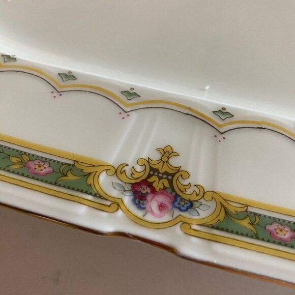 Vintage Old Knight-hood Furstenberg Brunswick Germany Platter, 16.5" x 12.25" - Picture 5 of 10